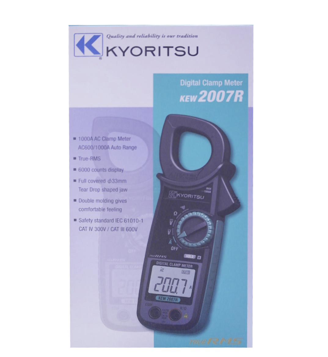 Digital Clamp Meter 2007, IEC 61010-1 CAT IV 300V / CAT III 600V