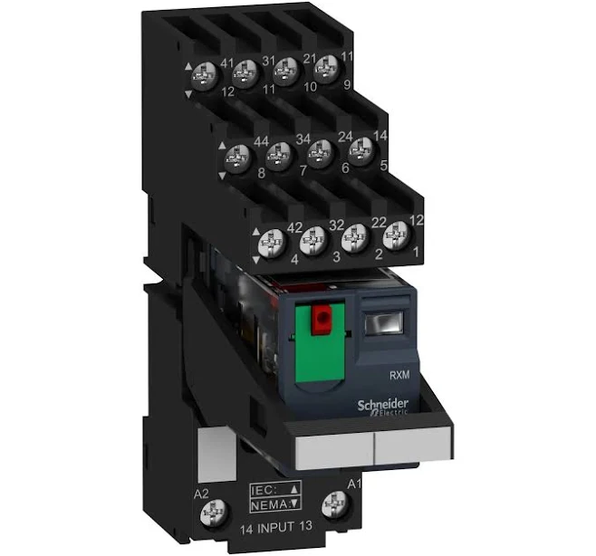 RELAY 14PIN 24VAC 6A SCHNEIDER
