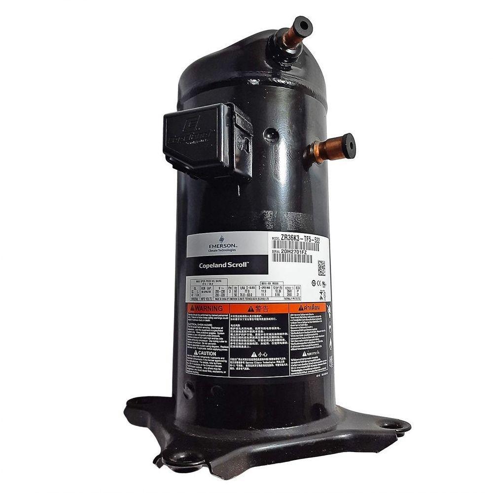 Copeland ZR160KCE-TW7-522 Scroll Compressor (R22 / R407C, 3PH, 60Hz)