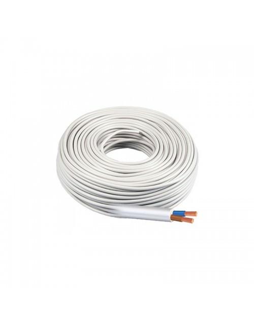 ASHFLEXI 2X4 MM2 CCA/PVC/PVC -WHITE 100 yards  CABLES/WIRES