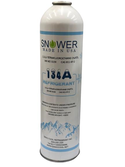 SNOWER R134 FREON 1KG CAN USA