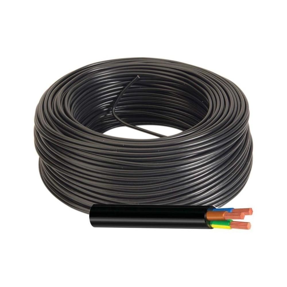 ASHFLEXI 3X10 MM2 CCA/PVC/PVC - BLACK 100 YARDS CABLES AND WIRES