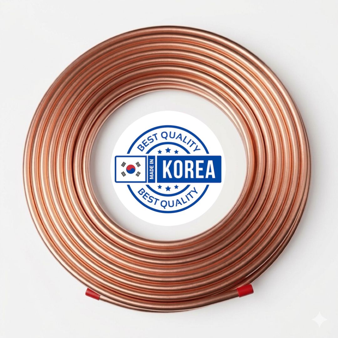 MADE IN KOREA COPPER COILS 3/4"OD*0.035*15M